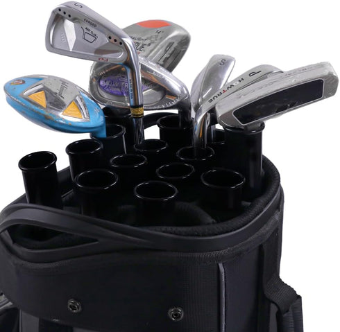 HOW TRUE Set of 14 Golf Bag Tubes, Club Protection Separators for Organised Golf Accessories