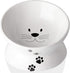 Cat Food Bowls, 10 OZ Elevated Bowls for Cats and Small Dogs, Tilted Feeder with Raised Stand, 1pcs
