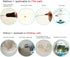 2PCS Wall Hanging Fish Tanks | Clear Acrylic Round Fish Tanks Flower Pot Vase for Hydroponics
