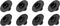 YOKIVE 8 Pcs Camping Chair Foot, Detachable Non-Slip Stool Feet Replacement Accessories,