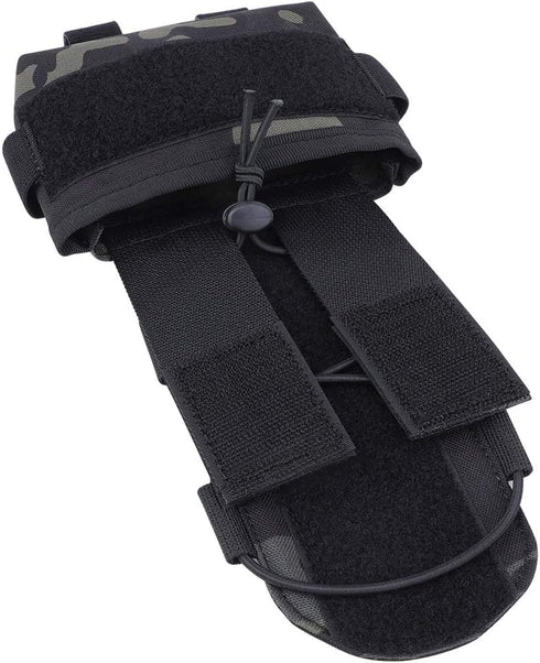 KRYDEX Tactical Helmet Pouch Battery Box, Counterweight Pouch for Tactical Helmet Accessory Storage with Hook and Loop
