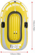 Thicken Raft Inflatable Kayak, Inflatable Boat Canoe-1 Person Fishing Boat Floaties for Adults