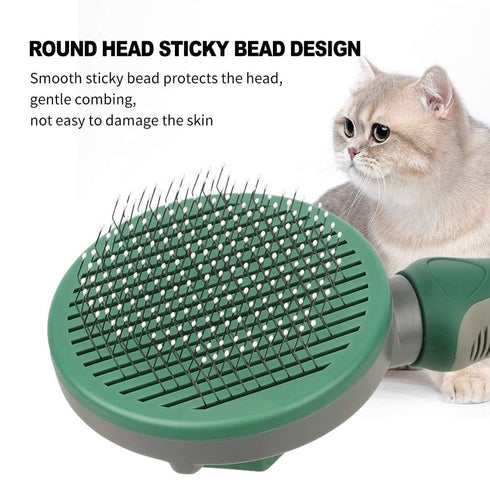 Pet Grooming Tool, Needle Brush, Self-Cleaning Slicker for Removing Undercoat, Proven Grooming Tool for Dogs and Cats
