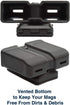 OWB Polymer Double Magazine Holster Ambidextrous Carrier for 9mm/.40 Calibers Double Stack Magazines