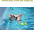4 Cute Frog Puppy Squeak Toys, Latex Float Water Pool Dog Toys for Small Breeds, Interactive Play Pet Toys