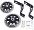 Garneck Bike Holder 2pcs Training Wheels Stabilizer Mute Flashing Wheel for 12 Inch Bracket Kids Bikes (Black)