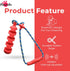 100% Natural Rubber Indestructible Chew Toy for Dogs, Ultimate Chewing Stick for Large Breeds