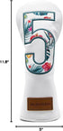 Golf Club Covers for Driver, Fairway Wood, Hybrid, Leather Mallet Putter Covers for Most Brands