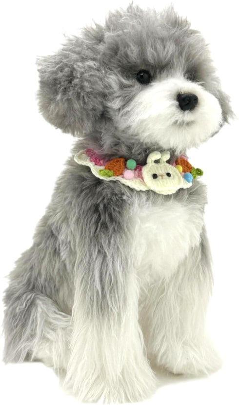 Cute Cat Costume,Handmade Knitted Dog Bandana,Dog Costume for Small Dogs,Easter Rabbit Dog Outfit,Dog Birthday Outfit for Holiday,Outgoing,Photo Prop