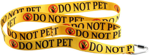 JXGZSO Do Not Pet/Not Dog Friendly/No Eye Contact Dog Lead Give Me Space Dog Leash Wrap Rescue Dog Lead (Do Not Pet Leashes)