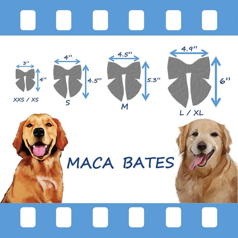 Maca Bates Thanksgiving Day Halloween Checkered Dog Collar with Grid Bow Plaid Bowtie, Adjustable Cute Collars for