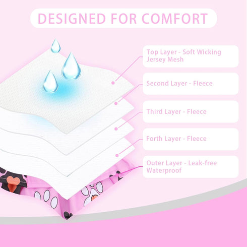 Cathy Doll 3 Pack Premium Reusable Washable Dog Diapers for Female Dogs in Heat Period Incontinence Puppy Training