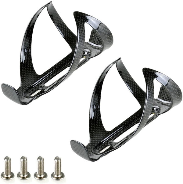 PERGEAR Carbon Fiber Lightweight Bicycle Water Bottle Cage for Cycling