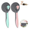 Cat Dog Grooming Brush - Self Cleaning Slicker Brush, Pet Tool for Loose Hair & Tangles, 2 Pack for All Hair Types