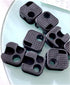 UtySty 4 Pack 5/8 Inch Camping Chair Feet Replacement Non-Slip Plastic Bottom Foot Pad Folding Camping Table Foot Pads