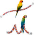 Bird Rope Perches, Parrot Toys, 21 Inches Rope Bungee Bird Toy, 1 Pack