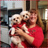 KOOLTAIL Small Dog Winter Jacket, Windproof Pet Vest Sweater with Pocket and Leash Hole, Christmas Red Plaid