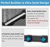 DaToo 6Inch IP68 Submersible Aquarium Light Fish Tank Light Bubbler Wall with Air Bubble Hole Waterproof Color Changing