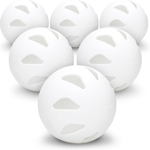 GoSports LotBall AIR Plastic Baseballs - 6 Pack