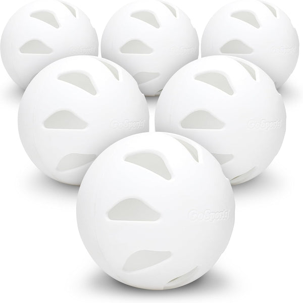 GoSports LotBall AIR Plastic Baseballs - 6 Pack