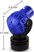 1050 GPH Aquarium Circulation Pump Wave Maker Power Head with magnetic mount Suction Blue