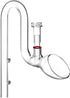 Glass Lily Pipe Outflow - Surface Skimmer for Planted Tank Aquarium (17mm for 16/22mm tubing)
