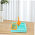 2pcs Mikikit Bird Bath Tub Toy with Automatic Water Cycle Lightweight Vegetable Washing Basin Fountain for Birds