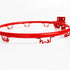 Kids Basketball Hoop, Wall Mounted Indoor Outdoor Rim Goal Hanging Basketball Hoop (32CM-P1)