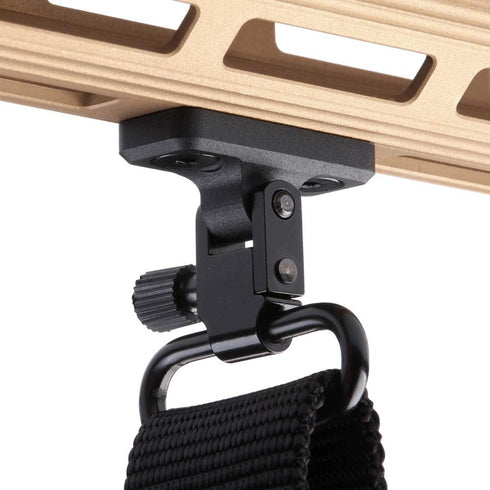 Gun Sling Swivel Sling Mount Stud - Low Profile Aluminum Mount for Mlock or Keymode Rifle Sling