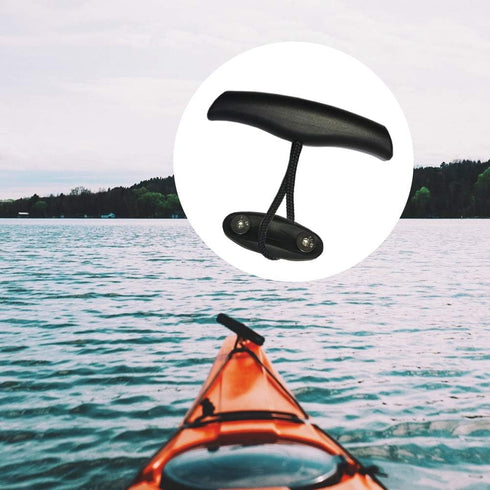 Kayak Carry Handle Pull Canoe T-Handle Grip, Front Rear Mount Replacement Hardware Parts Kit with 4 PCs