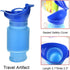 EveryoneFdly (1PC) Men?s Pocket Toilet, Emergency Urinal Outdoor, Shrinkable Portable Urinal, Unisex Portable Mobile