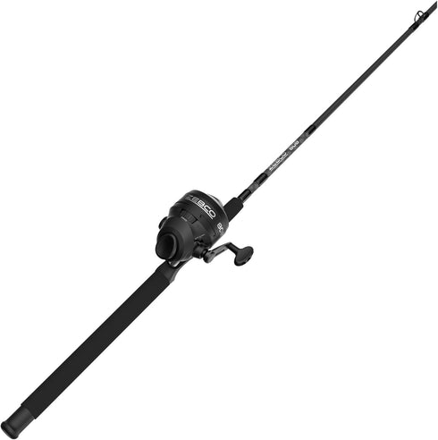 Zebco 808 Spincast Reel and Fishing Rod Combo, 7-Foot Z-Glass Rod with 20-Pound Cajun Fishing Line