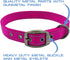Max and Neo MAX Reflective Dog Collar with Metal Buckle - Medium, Pink - We Donate a Collar to Dog Rescue