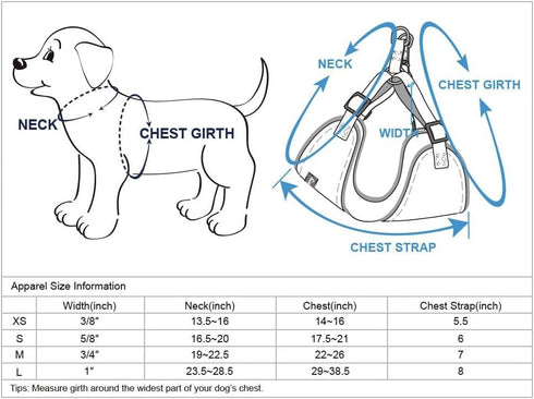 Blueberry Pet Essentials Reflective Matching Dog Collar Leash Harness Set, Adjustable Collar with Harness & 5 ft Leash