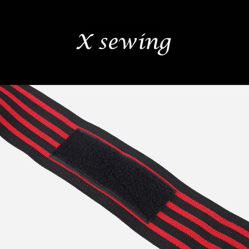 Professional Elbow Wrist Wraps 40" - Elastic Elbow Support for Weightlifting Workout Bodybuilding Gym Fitness