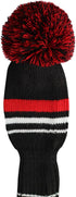 Scott Edward Set of 4 Golf Club Head Covers, Acrylic Yarn Double-Layers Knitted