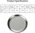 Cat Food Dishes, Stainless Steel Shallow Dish with Non-Slip Placemat, 4 PCS Medium Pet Dishes