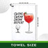 Swing Swear Repeat Golf Towel - Polyester and Cotton Blend Printed Funny Accessories for Men Women Golf Gift