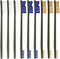 Otis Technology 9 Pack AP Brushes, 3 Nylon/3 Bronze/3 Blue Nylon