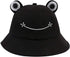 YOLAI Womens Cute Frog Bucket Hats Sunscreen Fisherman Cap Breathable Outdoor Sun Hats