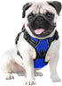 PHOEPET No Pull Dog Harness Medium, Reflective Front Clip Vest with Handle, Adjustable 2 Metal Rings 3 Buckles
