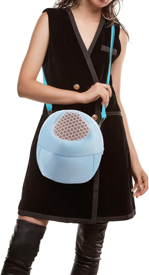 Hypeety Pet Carrier Bag Pet Sling Carrier Backpack for Small Pets Hedgehog Hamsters Sugar Glider Chinchilla Guinea Pig
