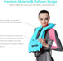 Inflatable Snorkel Vest for Adults, Snorkeling Jackets for Free Diving, Safety Load Up to 220 lbs