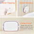 Chinchillas Rabbit Litter Box, Small Animals Litter Tray for Cage Detachable Bedding Litter Pan Potty Toilet Trainer
