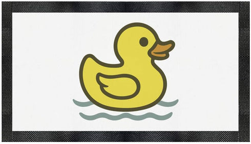 Azeeda 'Bath Toy Duck' Pet Feeding Mat (PM00032304)
