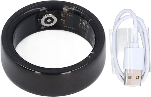 Smart Health Ring, Waterproof Fitness Pedometer for Exercise Data and Sleep Quality, Compatible with Android & iOS,