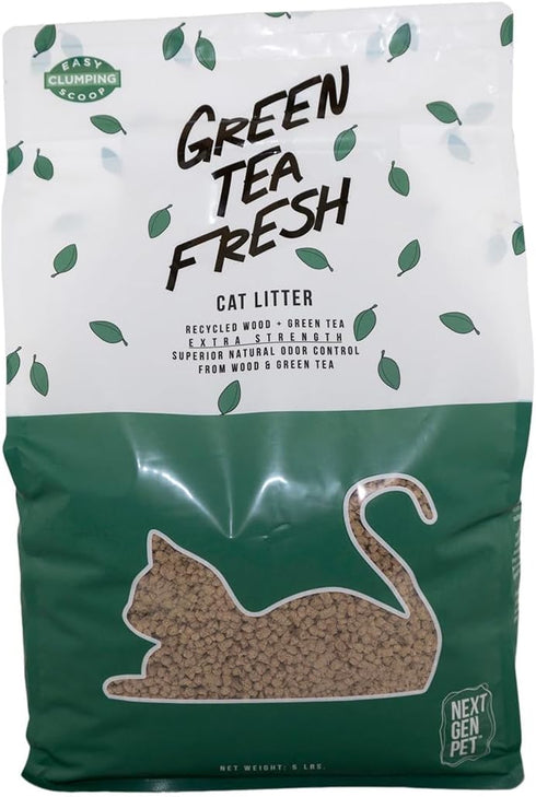 Green Tea Fresh Cat Litter, 5 Pound Bag