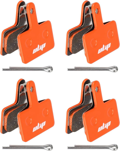 LUCK4U Bike Disc Brake Pads for Zoom MT200/M315/M355/M395/Alongha SNG/Apse/Artek Apollo/Shockwave/X-Rated ZSP04-2 for Ebike/Mountain