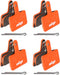 LUCK4U Bike Disc Brake Pads for Zoom MT200/M315/M355/M395/Alongha SNG/Apse/Artek Apollo/Shockwave/X-Rated ZSP04-2 for Ebike/Mountain