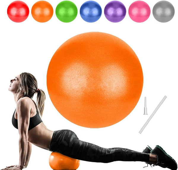 Small Pilates Ball, Mini Workout Ball, 9 Inch Core Ball for Yoga, Physical Therapy, Improves Balance
